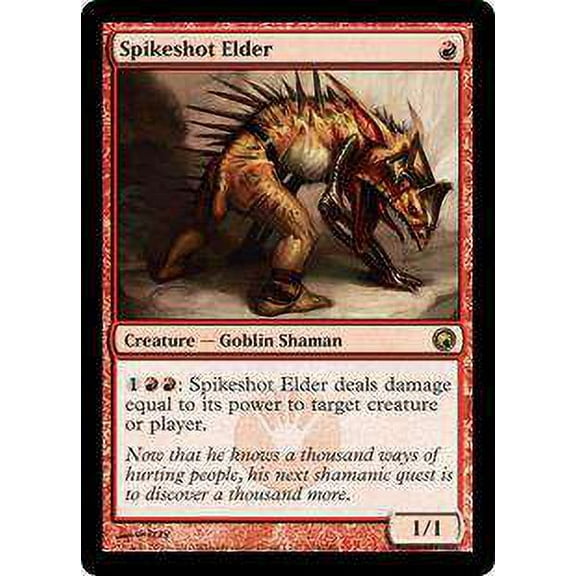MtG Scars of Mirrodin Rare Spikeshot Elder #104