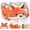 Red Fox, variant on Visualz Cute Cow Plush Pillow, Kawaii Plushies White Cow Stuffed Animals, Squishy Plushies, Cuddle Plush Pillow for Kids & Girls (13 Inch)