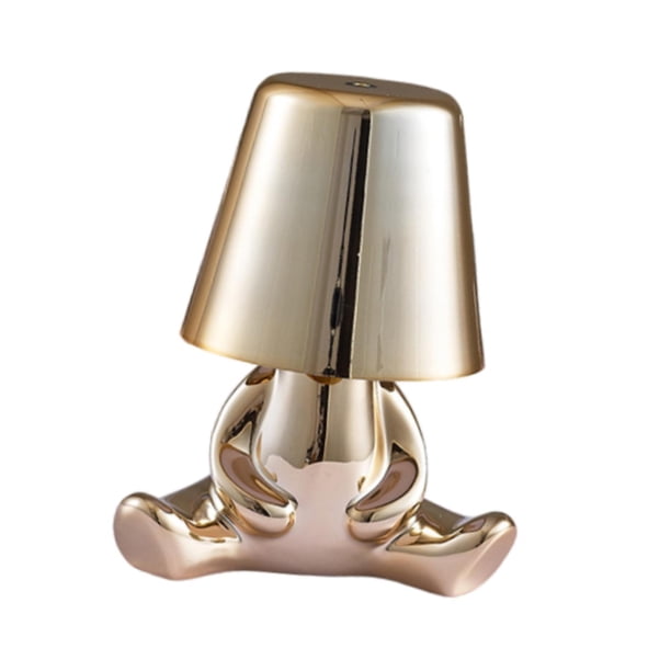 Lámpara de mesa con Control táctil Salvador recargable LED 3 modos de iluminación color oro