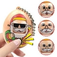 thumbnail image 3 of Santa Claus Expression Eggs Keychains Change Face Guessing Christmas Pendant Ancient Beads, 3 of 5