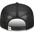 thumbnail image 4 of Men's New Era Black Los Angeles Lakers 9FIFTY Snapback Trucker Hat, 4 of 6