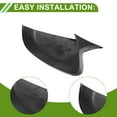 thumbnail image 4 of Reemplazo de tapa de espejo lateral izquierdo y derecho ABS negro para Honda Civic de 10ª generación 2016-2021 Ox Horn, 4 of 7