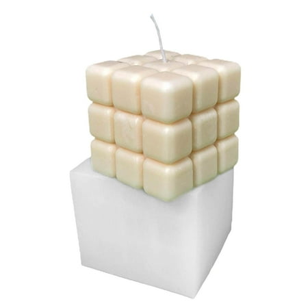 

Kafei Cube Silicone Candle Mold | Silicone Rubik Cube Mold | Creative DIY Square Shape Chocolate Candy Mold Candle Molds For Home Table Decor Birthday Gifts
