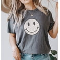 thumbnail image 6 of SMILEY FACE Garment Dyed Graphic T-Shirt, 6 of 7