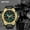Gold, variant on Men's Tactical Military Sport Watch – Dual Display Waterproof Wristwatch with LED, Stopwatch & Quartz Movement