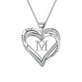 thumbnail image 1 of Collar de diamantes de doble corazón para mujer con 26 letras inglesas Collar de pareja Wmkox8yii fajkfhkj101, 1 of 2