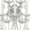 thumbnail image 5 of 4425-CH-CL-SAQ Crystorama Lighting Maria Theresa - Five Light Wall Sconce in Classic Style - 13.5 Inches Wide by 24 Inches High-Polished Chrome, 5 of 8