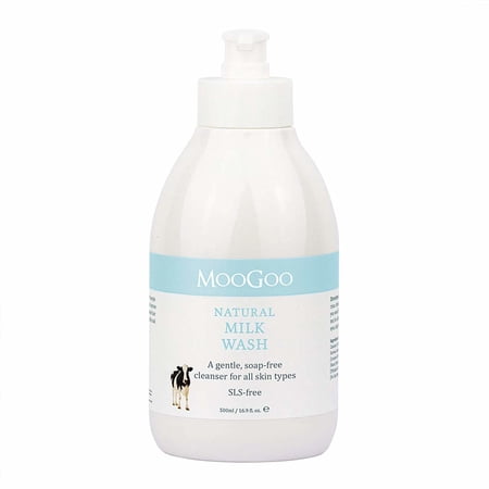 MooGoo Natural Milk Wash Face Cleanser for All Over Your Body 16.9 Ounces