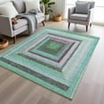 thumbnail image 6 of Dalyn Rugs Machine Washable Indoor/Outdoor Chantille Teal 8' x 10' Rug, 6 of 9