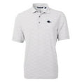 thumbnail image 2 of Men's Cutter & Buck  Gray UTSA Roadrunners  DryTec Virtue Eco Pique Botanical Print Recycled Polo, 2 of 3