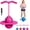 Pink, variant on TripleHBB Balance Jumping Ball,Jumping Hopping Ball,Pogo Ball with Handle and Balls Pump for Adults,Indoor & Outdoor Fun,Perfect for Balance,Coordination,And Fitness