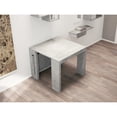 thumbnail image 6 of Modern Elasto Engineered Wood Italian Extendable Console Table in Gray, 6 of 8