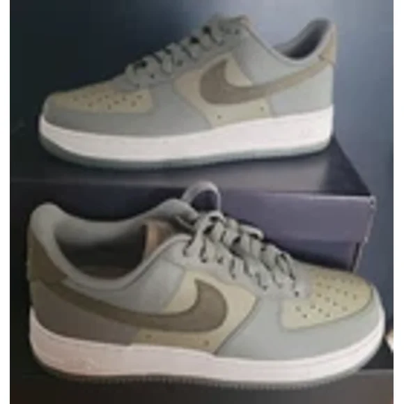 NEW NIKE AIR FORCE 1 LOW '07 LV8 "DARK STUCCO NEUTRAL OLIVE" MEN'S US 7.5