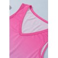 thumbnail image 3 of ABPHQTO Camiseta sin mangas con cuello en V degradado multicolor para mujer, 3 of 5