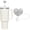 White, variant on Bling Hearts Straw Covers Cap for Stanley Cup, Bling Diamond Rhinestone, 10mm Silicone Toppers, Straw Topper Compatible for Stanley 30&40 Oz Tumbler with Handle, Reusable Straws