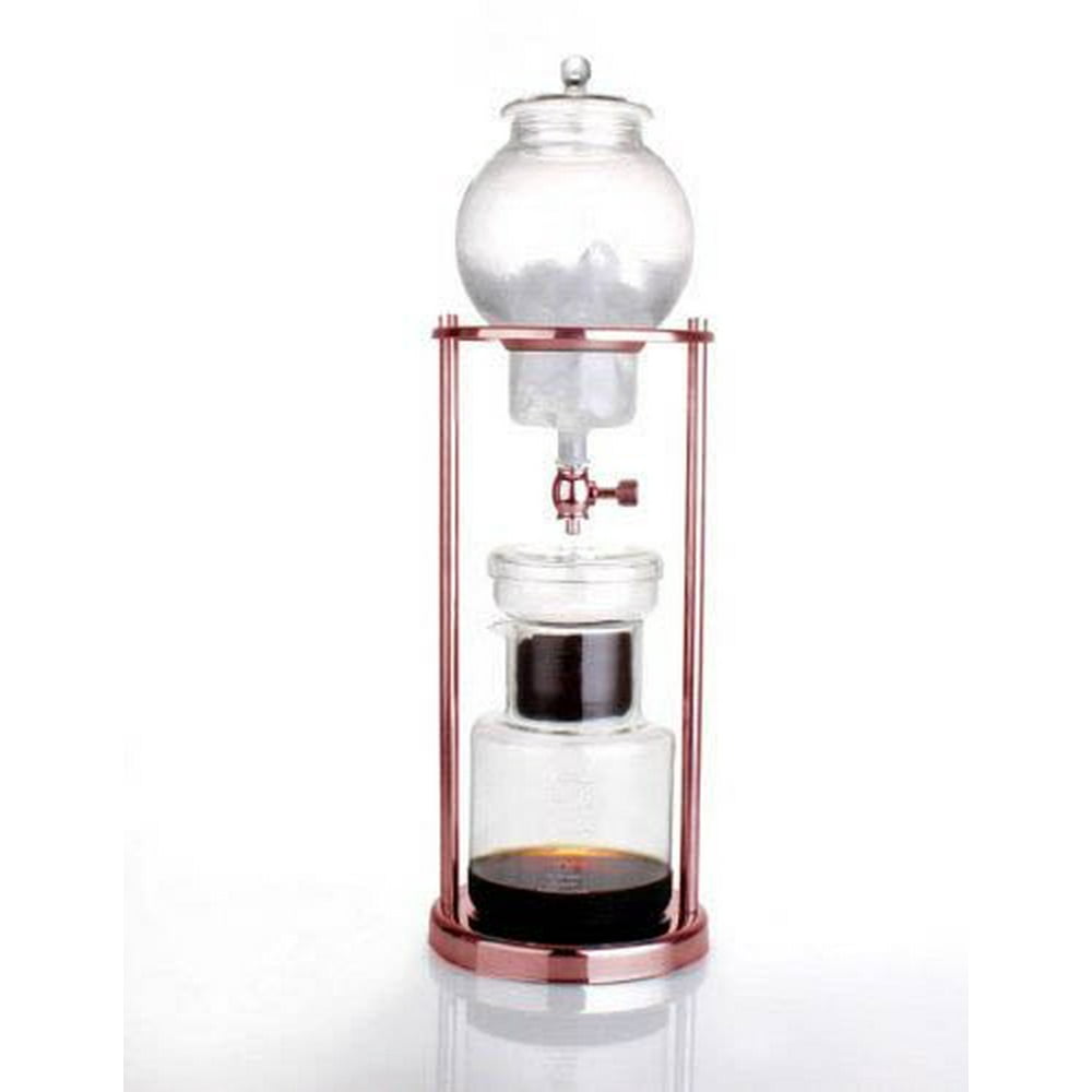 NISPIRA Luxury Ice Cold Brew Dripper Coffee Maker in Stainless steel
