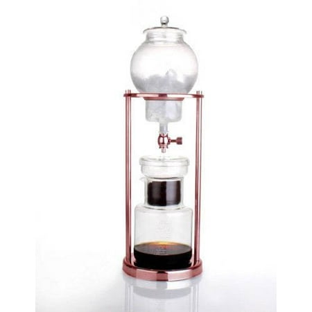 NISPIRA Luxury Ice Cold Brew Dripper Coffee Maker in Stainless steel, 600 ml