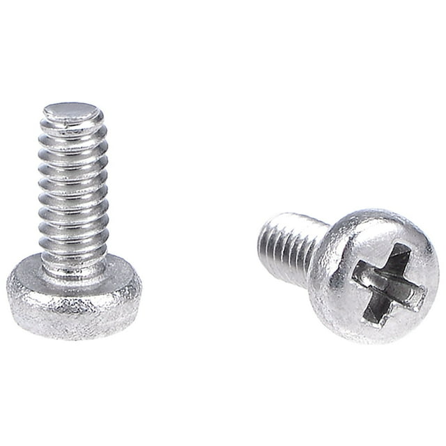 Tornillos de máquina de cabeza Phillips M1.6x4mm Unique Bargains, sujetadores, tornillos 100Pcs
