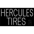 thumbnail image 1 of Hercules Tires 1 LED Neon Sign 13 x 24 - inches, Clear Edge Cut Acrylic Backing, with Dimmer - Bright and Premium built indoor LED Neon Sign for automotive store, and mall., 1 of 7