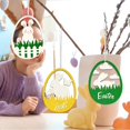 thumbnail image 7 of (Clearance) pdqouc Easter Bunny Logo Hanging Wall Easter Egg Bunny Wooden Door Sign Cute Easter Bunny Theme Door Window Hanging Decorations Indoor Outdoor Spring Decor, 7 of 7