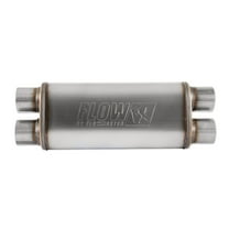 Flowmaster 72469 FlowFX Muffler 3" Dual Inlet/Outlet - Moderate Sound 409 Stainless Steel
