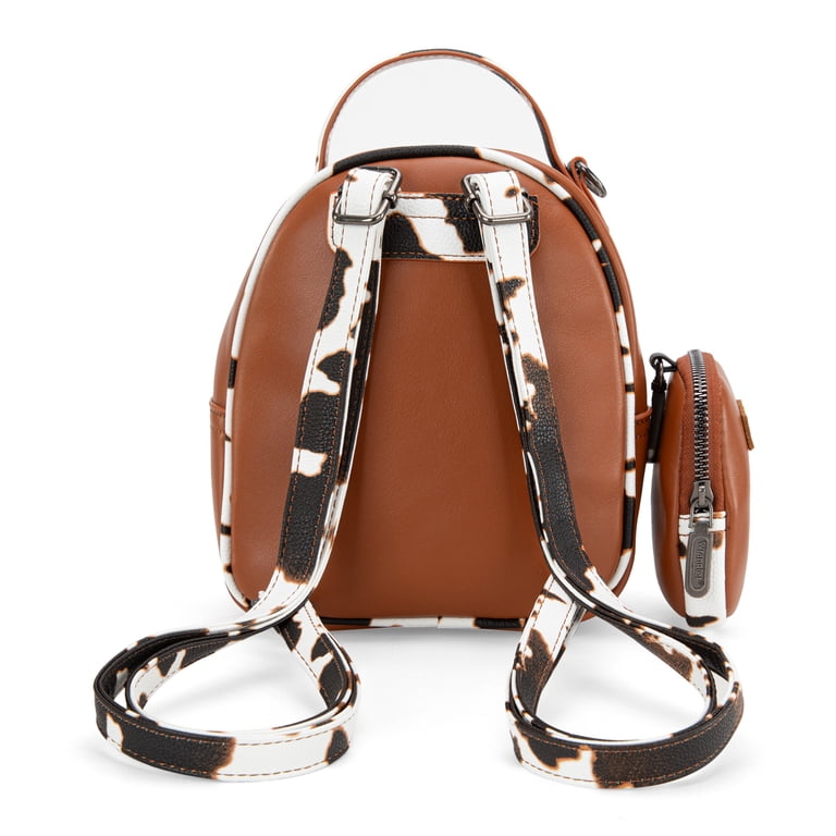 Wrangler Mini Backpack Cute Cow Print Backpack Purse for  display picture 1