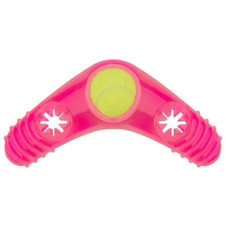 Tennis Ball Boomerang Dog Toy, Pink - Walmart.com