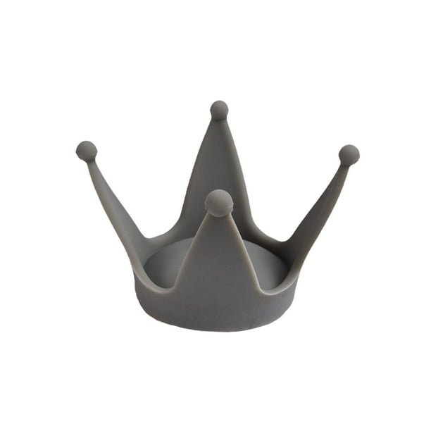 Decoración de casco Macarena accesorios de motocicleta parabrisas multiusos corona decorativa Gris