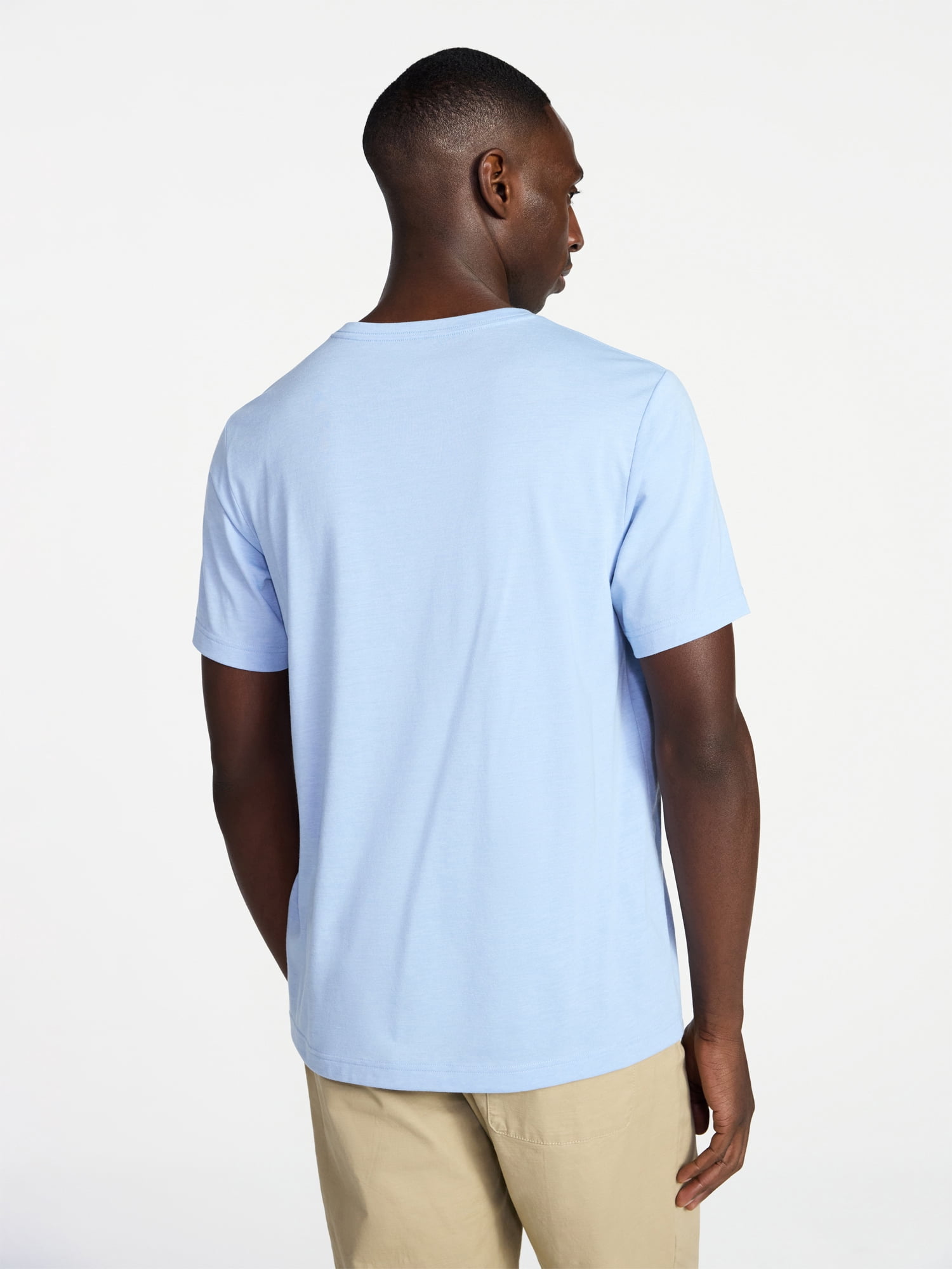 George Men's & Big Men's Relaxed Fit Short Sleeve V-Neck Tee, Sizes S-3XL