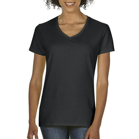 Women's Classic Short Sleeve V-Neck T-Shirt (Best V Neck T Shirts)