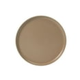 thumbnail image 5 of Gibson Elite Overbrook 16-Piece Pottery Clay Stoneware Dinnerware Set – Terraccotta Brown Reactive Glaze, Stackable Plates and Bowls w/ Pasta Bowl, Service for 4 – Microwave & Dishwasher Safe, 5 of 12