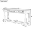 thumbnail image 2 of Harper & Bright Designs Console Table with Drawers and Shelf Long Sofa Table Entryway Table for Entryway Living Room Hallway, Navy, 2 of 14