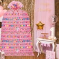 thumbnail image 6 of 2 Pcs 80 x 60 in Jumbo Birthdays Gift Bags for Giant Present Extra Large Plastic Oversized Bike Birthdays Wrapping Bag for Baby Shower Party Favors(Pink), 6 of 6