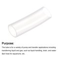 thumbnail image 3 of Uxcell Silicone Tubing 3/16" ID, 27/64" OD 1Pack 0.33 Ft for Pump Transfer, Transparent, 3 of 7