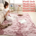thumbnail image 5 of 5-Size Modern Rectangle Soft Fluffy Floor Rug Anti-skid Shag Shaggy Area Rug Bedroom Dining Room Carpet Yoga Mat Child Play Mat Kids Room Home Decor, 5 of 9