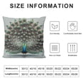 thumbnail image 5 of GOSMITH  Being Yourself - Peacock Art Throw Pillow Covers Sofa Pillowcase Car Square Throw Pillowcases Home Decoration, 5 of 5
