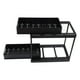 thumbnail image 3 of Organizador debajo del fregadero deslizante extraíble de doble capa debajo del fregadero organizador de encimera para baño cocina lavadero negro, 3 of 12