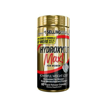 Hydroxycut Pro clinique Max! pour les femmes de perte de poids 60 ch (pack de 2)
