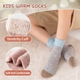 thumbnail image 5 of 6 Pairs Merino Wool Kids Hiking Socks Toddlers Girls Athletic Thermal Warm Winter Socks, 5 of 6
