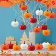 thumbnail image 5 of 24 Pcs Mini Artificial Pumpkins Bulk Fall Foam Pumpkins Thanksgiving Fake Harvest Ornaments Decoration for Autumn Halloween Party Centerpiece Home Decor Crafts, 5 of 7
