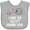 AC-Heather Grey, variant on Inktastic Best Gammy Ever Grandchild Boys or Girls Baby Bib