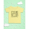 thumbnail image 3 of Set Of Cats And Doodles T-Shirt Infant -Image by Shutterstock,  6 Months, 3 of 4