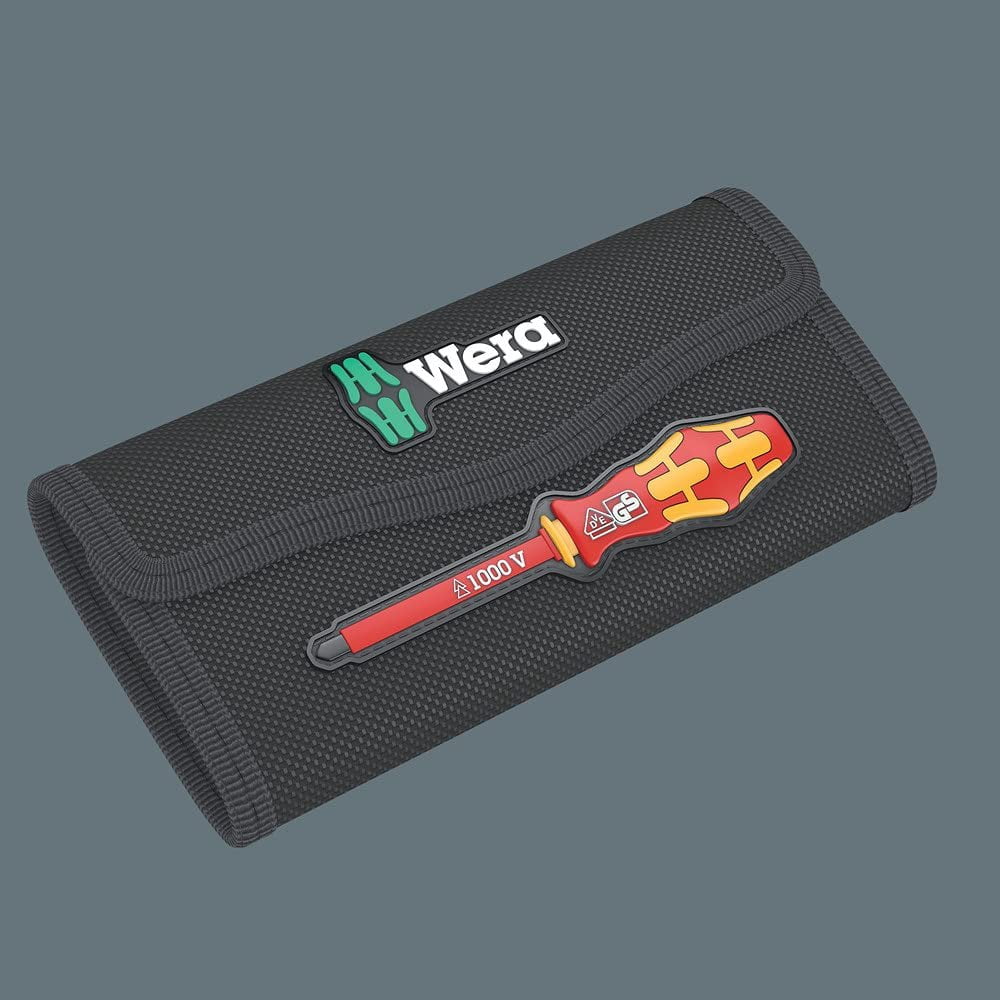 Wera 006600 Kraftform Kompakt VDE 7 Universal 1 Insulated Screwdriver Set, 7 Pieces
