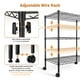 thumbnail image 5 of Estantes de almacenamiento HealSmart de 3 niveles, 340 kg, capacidad 61 x 35 x 81 cm, 5 of 5