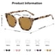 thumbnail image 4 of Lentes de Sol SOJOS Ojo de Gato SJ2052 Moda UV400 Marrón/Oro, 4 of 5