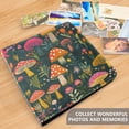 thumbnail image 4 of FORMRS 3 Ring Photo Album 4"x6" Self Adhesive Large Capacity PU Leather Cover, Orange Mushroom, 4 of 8
