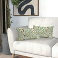 thumbnail image 6 of Green Plant Lumbar Pillow Covers 12X20 Inch Sage Green Botanical Fern Leaf Decorative Pillow Cases Spring Summer Vintage Floral Throw Pillows Set of 2 Farmhouse Home Decor for Sofa Couch Outdoor, 6 of 6