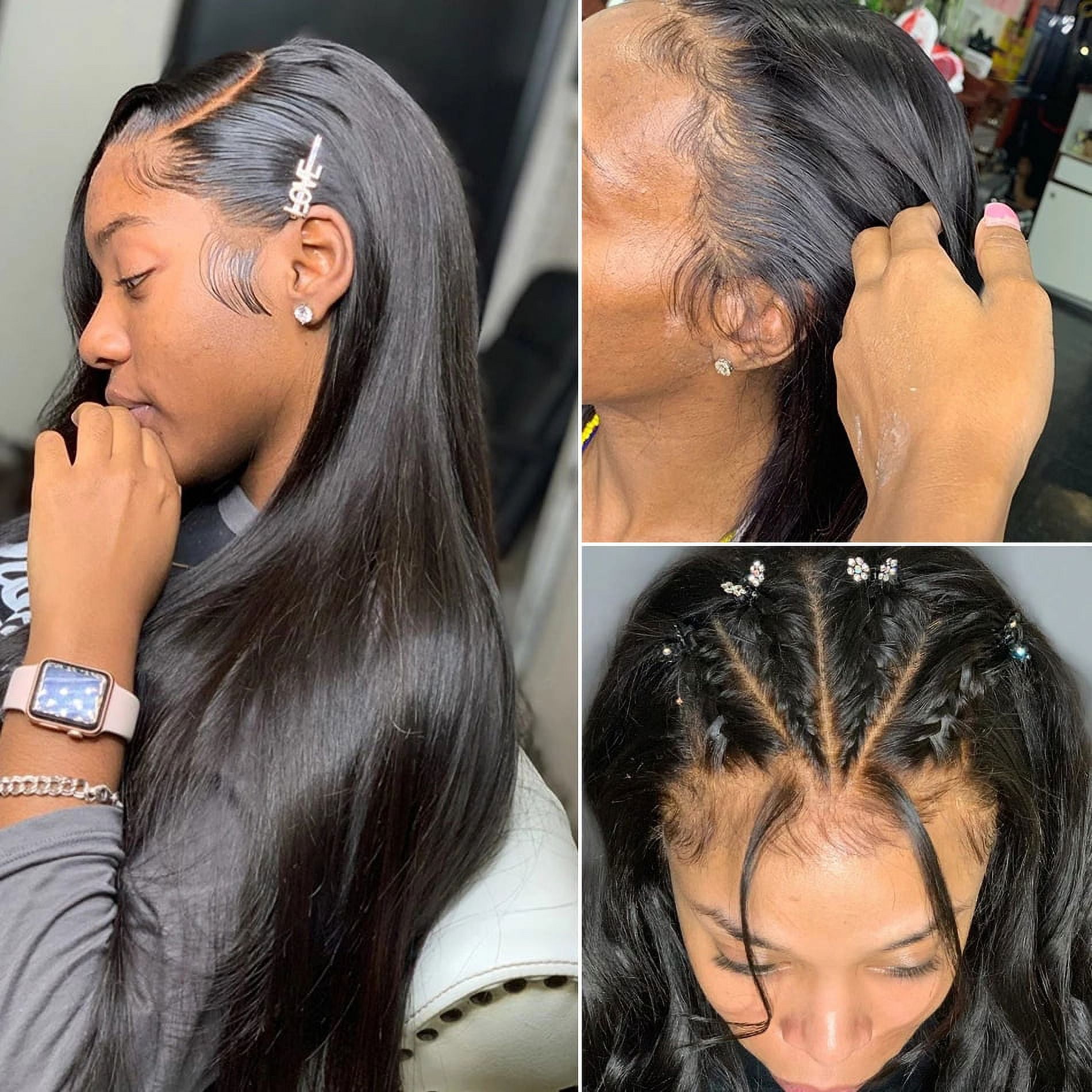 13x6 Bone Straight Human Hair Lace Frontal Wig 5x5 Lace Wigs For Women Pre Plucked With Baby Hair 13x4 Lace Front Wig UTOURS