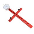 thumbnail image 3 of Adjustable Aluminum Alloy Table Saw Alignment Tool Kit with 0.001in Precision Dial Indicator, 0.01-1in Measuring Range, Multi-Hole Rod Design for Calibrating Bench Saws, Band Saws & Drilling Machines, 3 of 6
