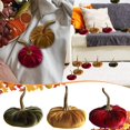 thumbnail image 2 of OUSITAID Decorated Pumpkin Soft With Super And Delicate Handmade Pumpkin Velvet Home Decor, 2 of 6